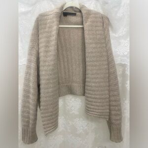 360 Cashmere 100% cashmere Small grey wrap sweater cardigan